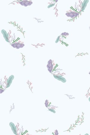 连衣裙印花花型图片