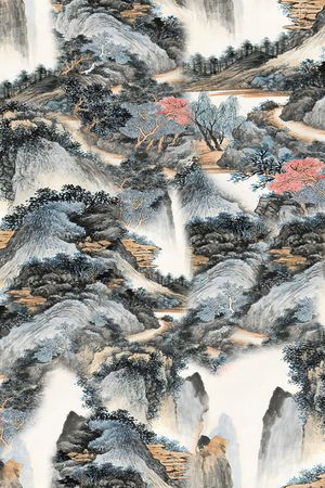 香云纱印花花型图片