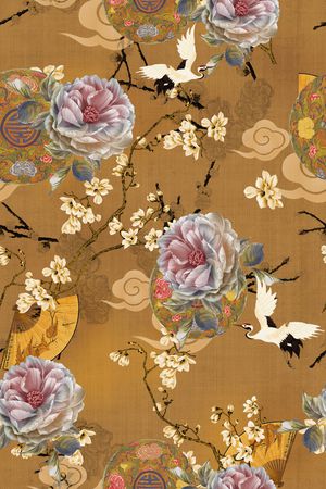 花卉印花花型图片