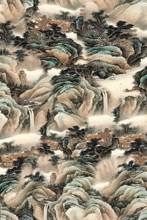 香云纱印花花型图片