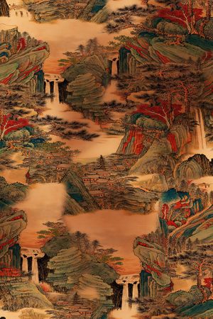香云纱印花花型图片