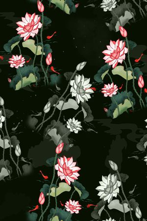 女装印花花型图片