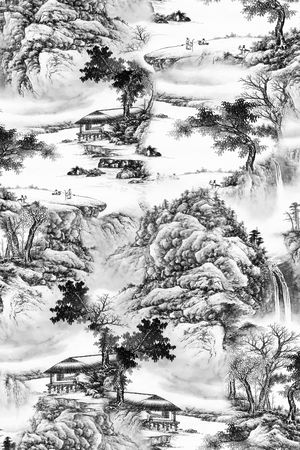香云纱印花花型图片