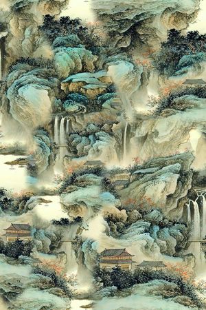 香云纱印花花型图片