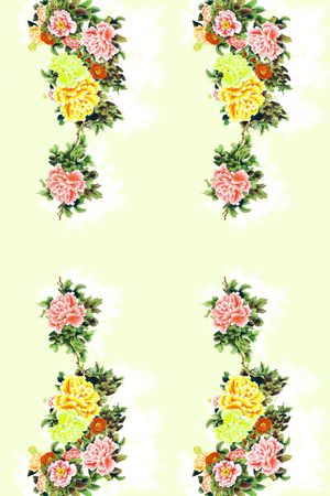 花卉印花花型图片