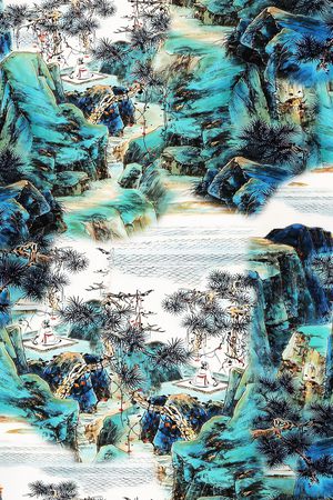 香云纱印花花型图片