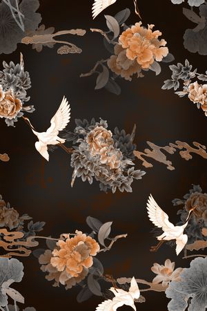 民族风印花花型图片