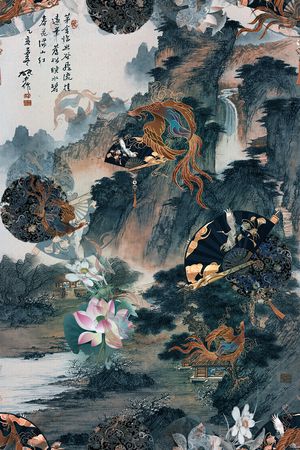 民族风印花花型图片