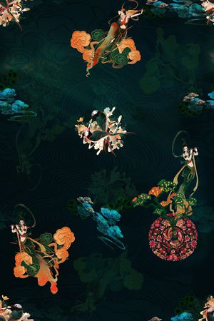民族风印花花型图片