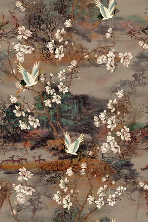 花卉印花花型图片