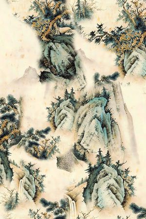 香云纱印花花型图片