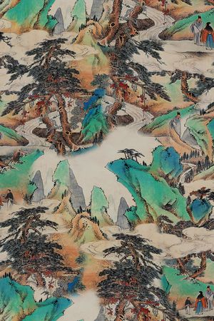 香云纱印花花型图片