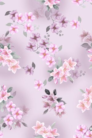 花卉印花花型图片