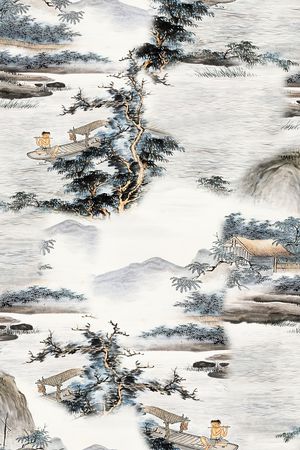 香云纱印花花型图片