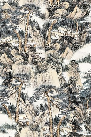 香云纱印花花型图片