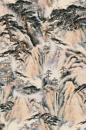 香云纱印花花型图片