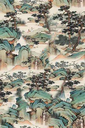 香云纱印花花型图片