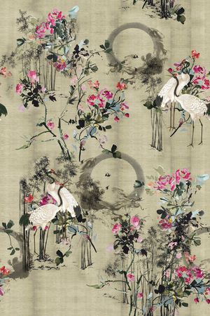 香云纱印花花型图片
