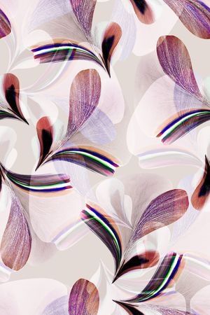 抽象印花花型图片