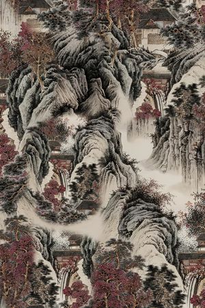 香云纱印花花型图片
