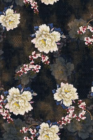 香云纱印花花型图片
