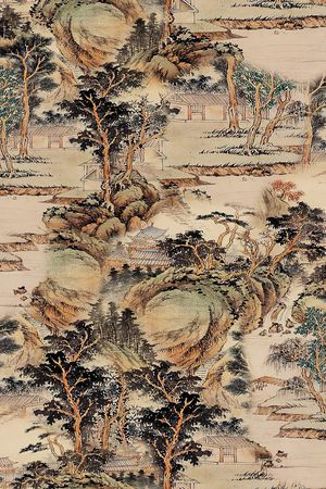 香云纱印花花型图片