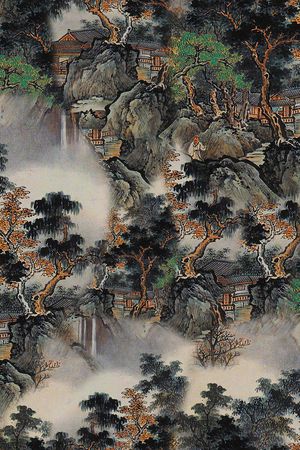 香云纱印花花型图片