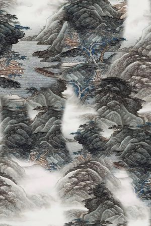 香云纱印花花型图片
