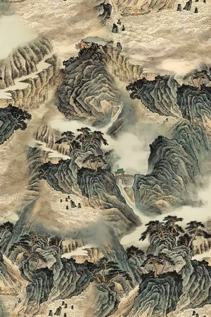 香云纱印花花型图片