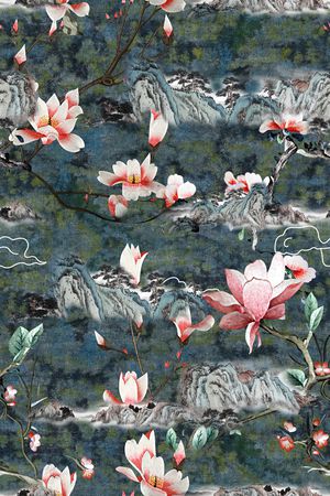 香云纱印花花型图片