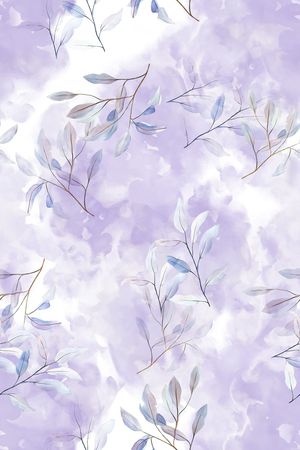 抽象花卉印花花型图片