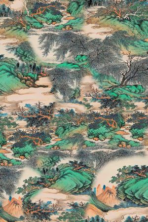 香云纱印花花型图片