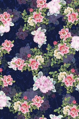 香云纱印花花型图片