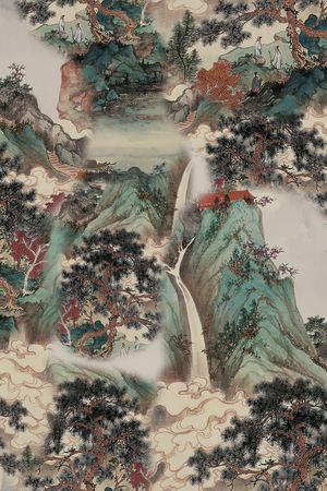 香云纱印花花型图片