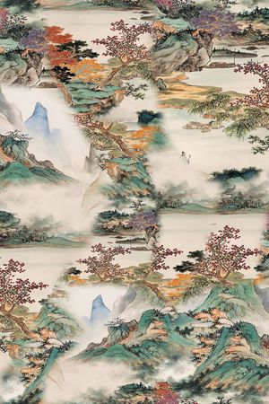 香云纱印花花型图片