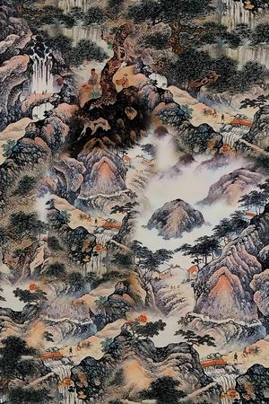 香云纱印花花型图片
