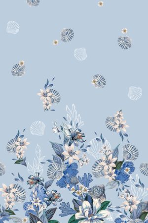 定位花印花花型图片
