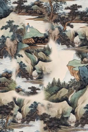 香云纱印花花型图片