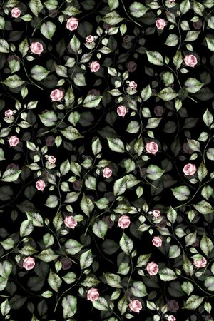 花卉印花花型图片