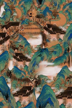 香云纱印花花型图片