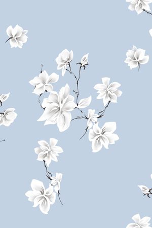 水彩印花花型图片