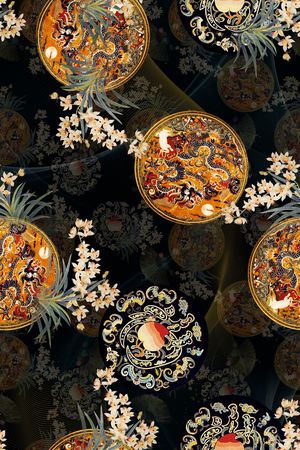 时尚印花花型图片
