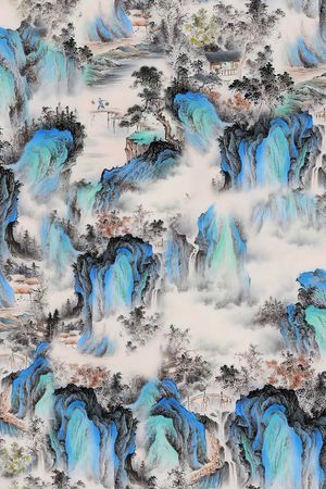 香云纱印花花型图片
