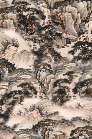 香云纱印花花型图片