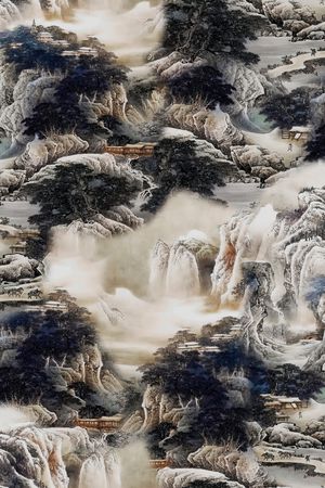 香云纱印花花型图片