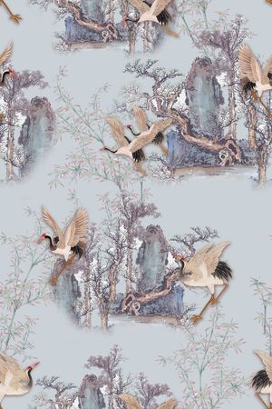 香云纱印花花型图片
