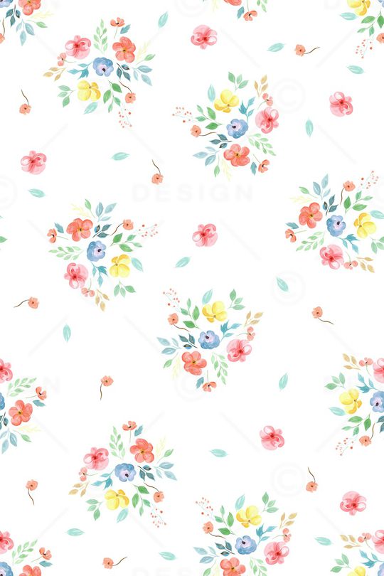 花卉印花花型图片
