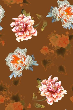 香云纱印花花型图片