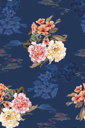 香云纱印花花型图片