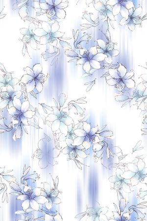 花卉印花花型图片
